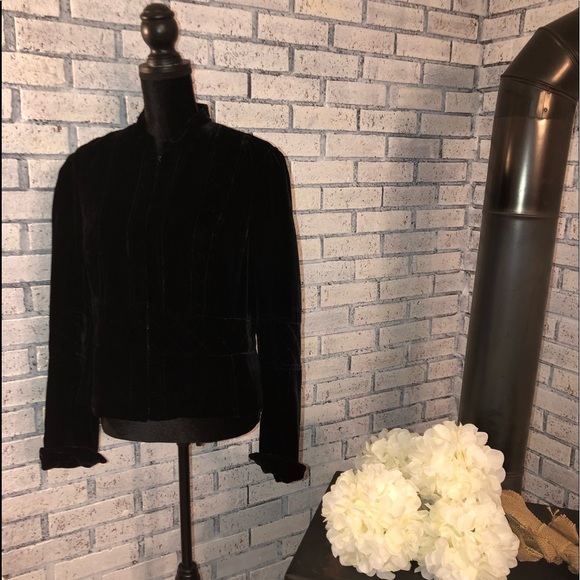 Black Velvet I.N.C. Jacket ๐น๐ - Picture 2 of 8